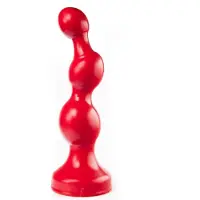 Zizi - Bolletjes Buttplug - 20 x 4,5 cm - rood