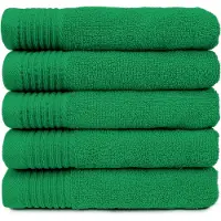The One Towelling The One Badhanddoek 450 gram 70x140 Groen (5 stuks)