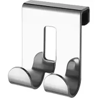 Haceka Handdoekhaak Dubbel Selection 50x65 mm RVS Glanzend Chroom