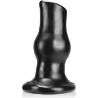 Oxballs - Pighole Deep-2 - Holle Buttplug - Zwart - Large