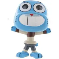 Comansi speelfiguur Gumball: Gumball Smiling 6 cm blauw