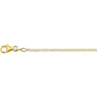 The Jewelry Collection 9 Krt. Ketting Gourmet 1,8 mm - 9 Karaats Geel