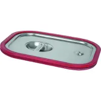 Saro Gastronorm deksel met Rubber afdichting | GN 1/6