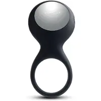 Svakom Tyler - oplaadbare, waterdichte, vibrerende penisring (zwart)