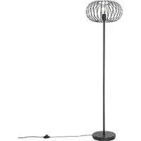 QAZQA Design vloerlamp zwart draad - Johanna
