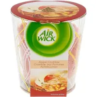 Air Wick | 4x geurkaars Apple Crumble 105 gram | 4x geurkaars in glas