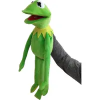 The Muppets Kermit de kikker handpop - 60 Cm - Pluche Knuffel