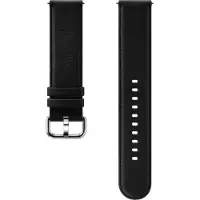 Samsung Leren Bandje Zwart/Zwart 20mm
