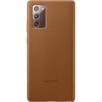 Samsung Galaxy Note 20 Back Cover Leer Bruin