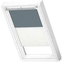 Velux Verduisterend Rolgordijn Dfd U04 4581swl - Manueel - Donkerbeige/wit