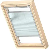 Velux Origineel Plisségordijn (FHL), Zilveren Kozijn, M06, 306, Soft Blue