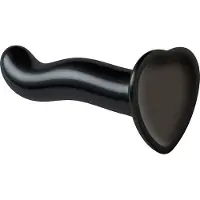 Strap-On-Me - G-spot En P-spot Dildo - Zwart - Maat L