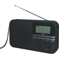 JVC Wekkerradio RA-F310B Zwart