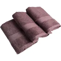 Casilin Royal Touch - Hotel Kwaliteit - Pakket van 3 Handdoeken - 50 cm x 100 cm - Figue - Paars