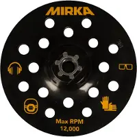Mirka Steunschijf | 125mm M14 | Grip 17H | voor afzuigkap - 9190153001