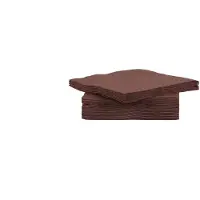 COSY&TRENDY Cocktailservet - 12.5 x 12.5 cm - 40 Stuks - Chocolat