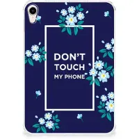 B2Ctelecom Apple iPad mini 6 (2021) Print Case Flowers Blue DTMP