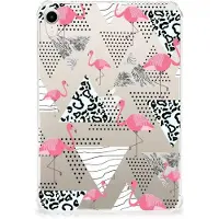 B2Ctelecom Apple iPad mini 6 (2021) Back Case Flamingo Triangle