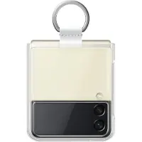 Samsung Galaxy Z Flip 3 Siliconen Back Cover Ring Transparant