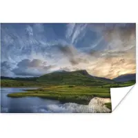 PosterMonkey Poster Schitterende wolken boven Snowdonia in Wales - 180x120 cm XXL