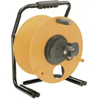 Brennenstuhl Brobusta G opslagtrommel leeg (van speciale kunststof, Made in Germany) geel