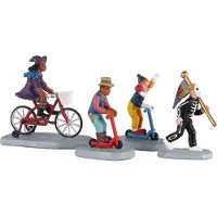 Lemax - Spooky Celebration, Set Of 4 - Kersthuisjes & Kerstdorpen