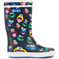 Aigle Regenlaarzen 'LOLLY POP THEME' zwart