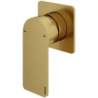Hotbath Gal GL031EXT afbouwdeel inbouw douchemengkraan geborsteld messing PVD