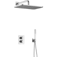 Hotbath Gal IBS40ACR inbouwdouche met 27x40cm hoofddouche chroom