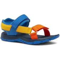 Merrell Kahuna Web Wandelsandalen Unisex Blauw/Oranje/Geel Maat 30