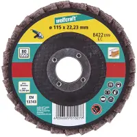Wolfcraft disque lamelle fibre meule - g80 - diametre: 115 mm