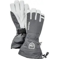 Hestra Army Leather Heli Ski, skihandschoenen grijs