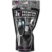 Muc-Off - Brush Set 3-Pack - Borstelset zwart