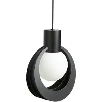 Woud Lunar hanglamp medium Black
