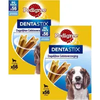 Pedigree Dentastix Multi-Pack Medium - Hondensnacks - 2 x 56 stuks