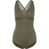 LASCANA Badpak met leuke rugverwerking en modellerend effect | Maat 42