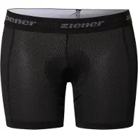 Ziener Dames Nekia X-Gel Fietsbroek kort (Maat XL, Zwart)