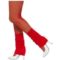 Smiffys Smiffy's Beenwarmers - Rood - jaren 80 - retro - fitness