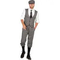 Coppens Roaring 20's set Finn Peaky Blinders - 100% Polyester - Carnavalskleding heren grote maten | Maat 52 |