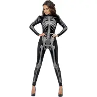 Smiffy Fever sexy Skeletten catsuit