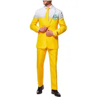 Suitmeister - Fun Kostuum - Premium Beer Yellow - Bieranzug - voor Mannen - standaard | Maat L