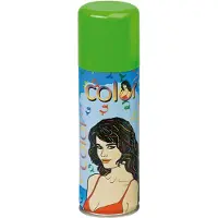 Merkloos Carnaval verkleed haarverf/spray - groen - 125 ml - alle leeftijden - Verkleedhaarkleuring