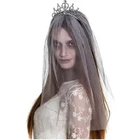 Boland - Haaraccessoire Ghost princess - Haarband - Volwassenen - Halloween en Horror - Halloween - Horror