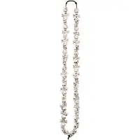 Boland Piraten skull ketting (naturel / grijs)