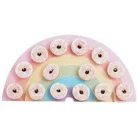 Ginger Ray Donutwall regenboog - 14 donuts