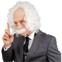 Boland Traciks Pruik einstein met snor en bril