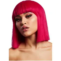 Fever - Lola Magenta Pink Pruik - Roze