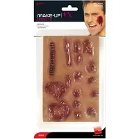 Smiffys Make-up effect (naturel en rood)