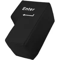 Mikamax Big Enter Button - Enter Knop XXL - Anti Stress Kussen