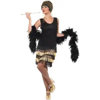 Vegaoo Charleston outfit voor vrouwen - Verkleedkleding - Large